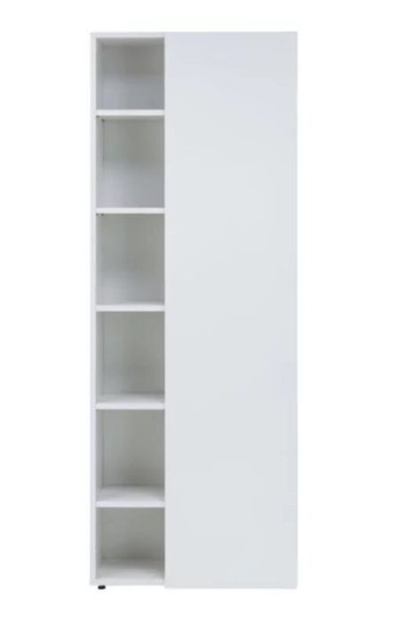 Agata Meble Biblioteczka duża CORE WHITE regał MDF połysk