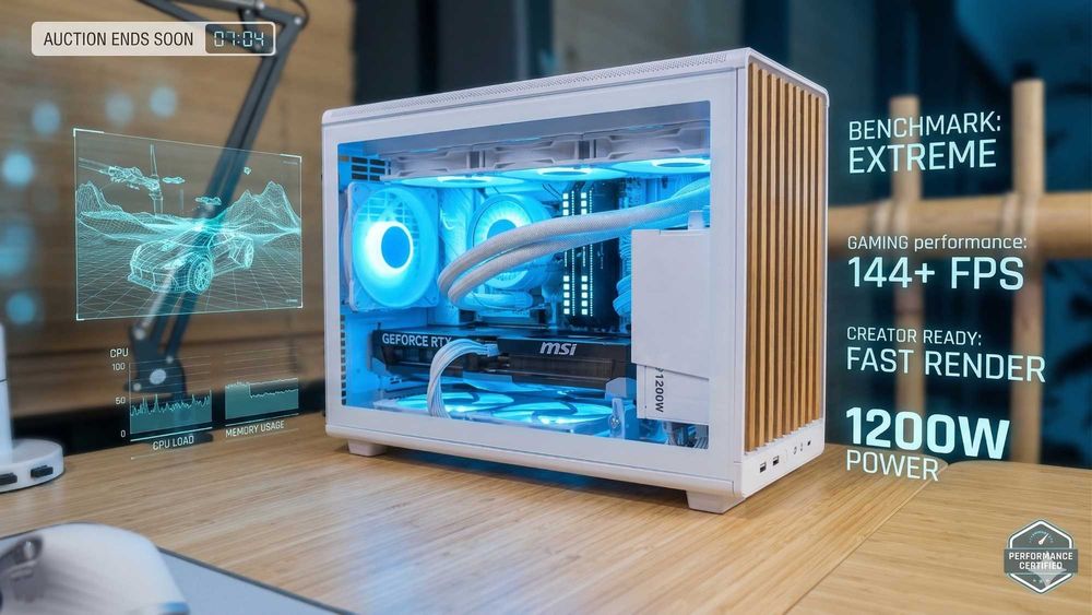 Komputer stacjonarny RTX 5080 64GB DDR5 PCIE 5.0 SSD 2TB