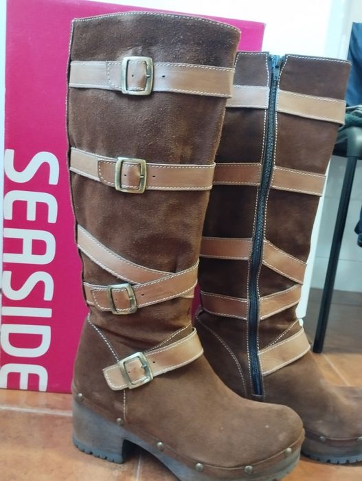 Botas novas usadas