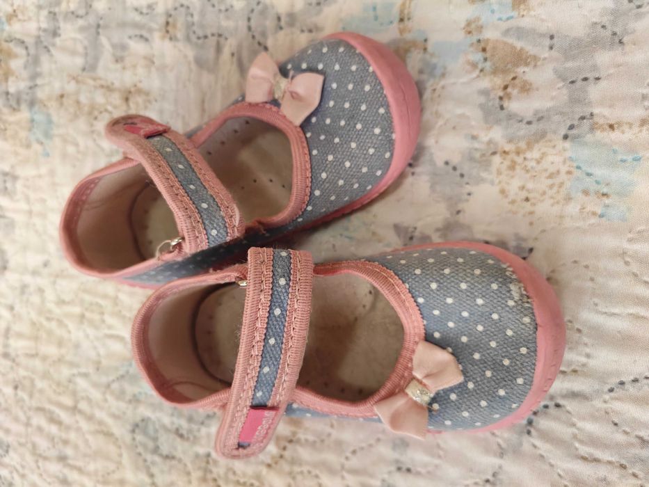 Туфельки текстиль/шкіра 22 розмір