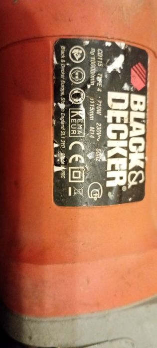 Szlifierka kątowa Black &Dacker Bosch flex diaksa
