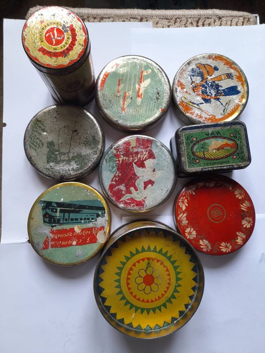 Коробочки з під льодяників, цукерок  60-х років