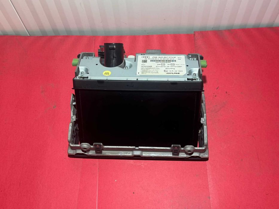 Conjunto Rádio Display GPS DVD CD Audi A3 1.6TDI 8V/8K