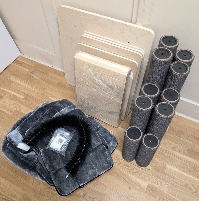 Modern Living Drapak dla Kota Chelsea Ciemnoszary 82x72x185cm DUŻY