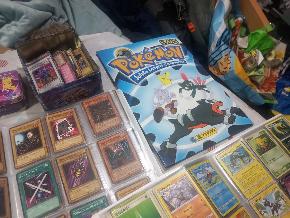 Grande lote pokemon, yu-gi-oh, invizimals, dragon  ball z