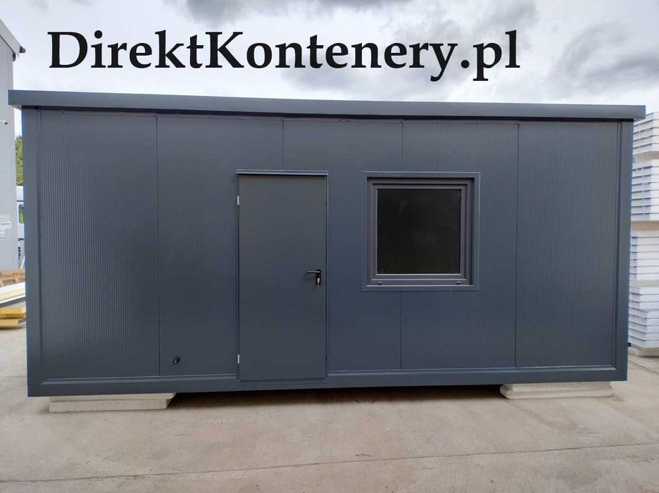 Kontener biurowy socjalny z WC 6x2,5m 15m2 całoroczny PRODUCENT