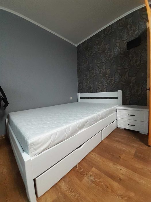 Дерев'яне У РОЗСРОЧКУ ліжко ПРЕСТИЖ матрац Деревянная кровать матрас