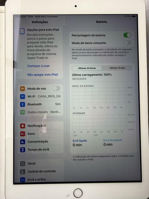 Ipad 5 128gb wifi + celular