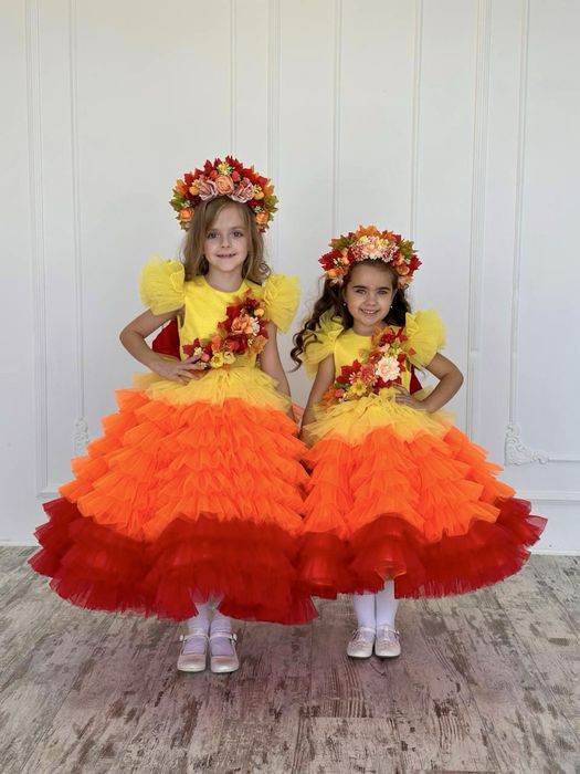 Карнавальний костюм осінь , сукня осінь, прокат , оренда