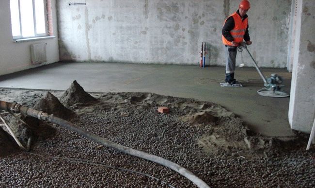 Стяжка підлоги. Гіпсова штукатурка стін машинним методом 220/380v