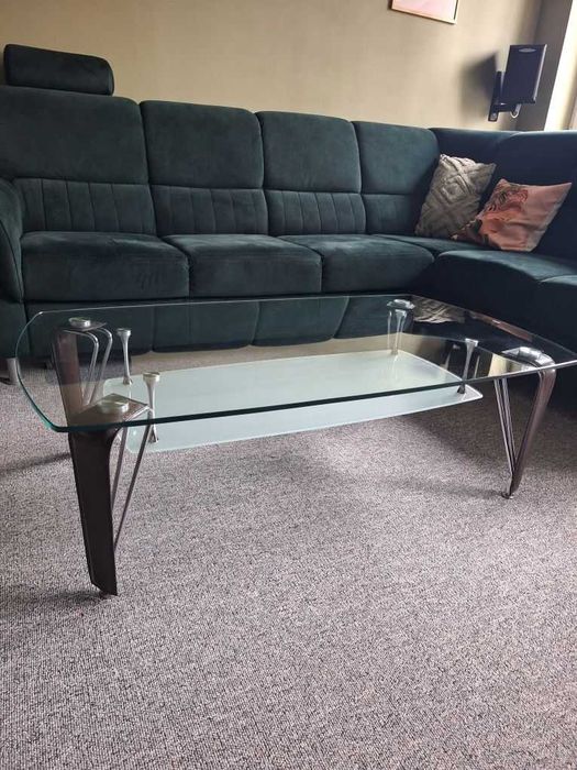 Stolik kawowy, Ława szklana