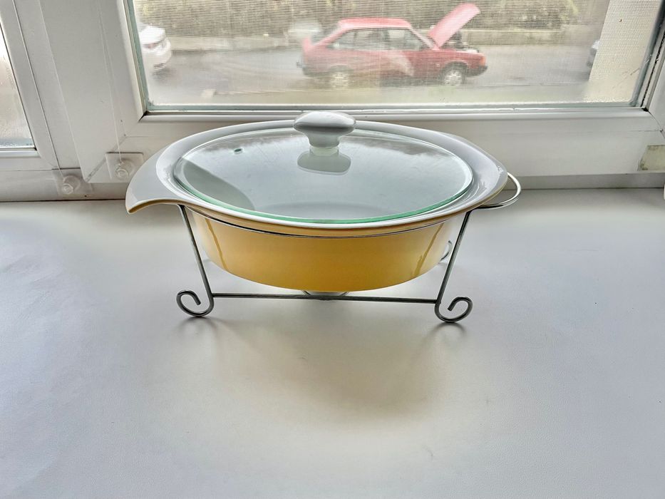 Марміт зі скляною кришкою (Гусятниця) 1500 мл