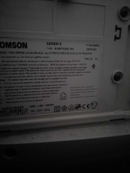 Телевізор THOMSON 32we612 ремонтувати, чи на запчастини