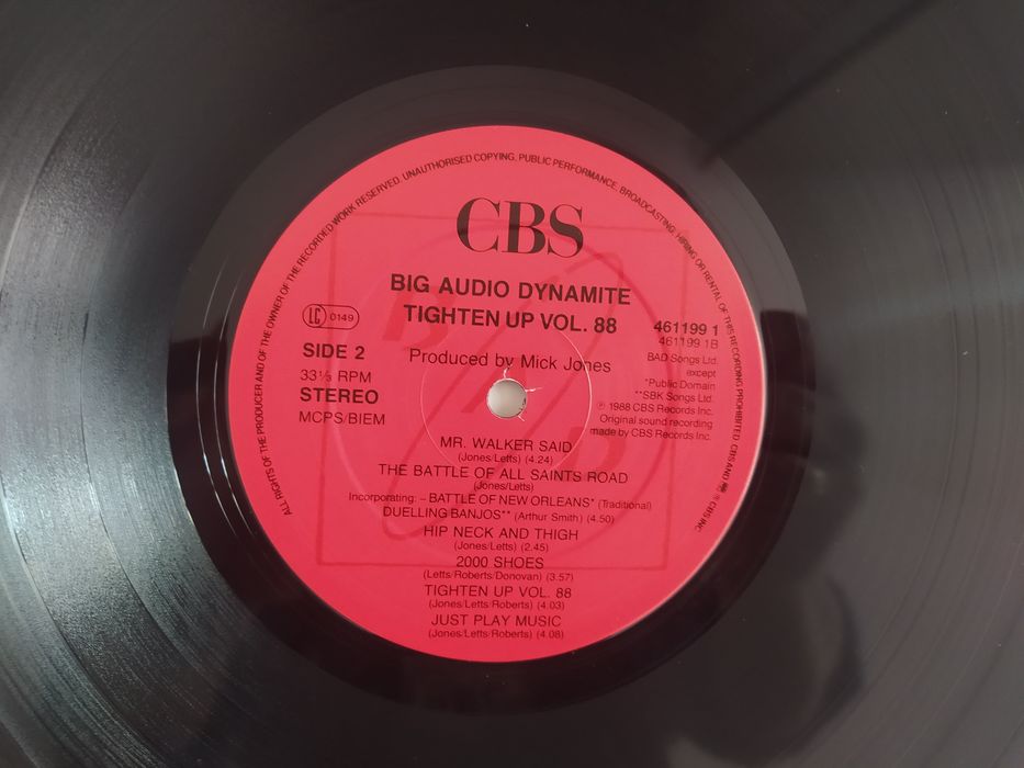 Big Audio Dynamite  Tighte Up  EX+