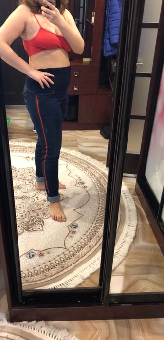 Плотные джинсы для беременных Dianora