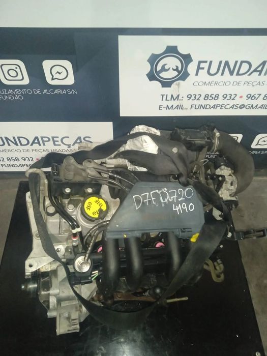 Motor Renault Clio 2 1.2i 8V 60Cv Ref: D7FD720