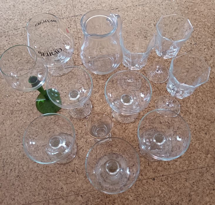 Conjunto de copos variados