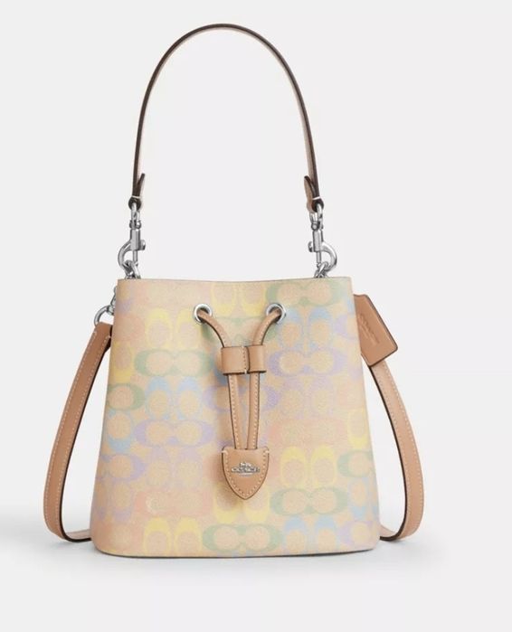 Сумка Coach Rowan оригінал шкіряна канва
