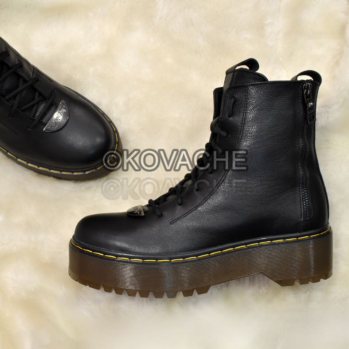 Жіночі високі черевики зимові демі натуральні Dr. Martens р. 39 40 41