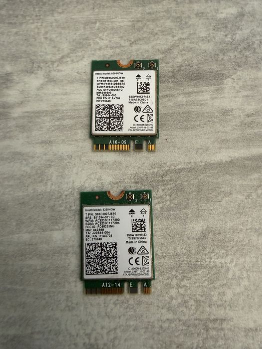 Оригінальні запчастини для Lenovo ThinkPad T470 / T480 / A475 (RAM 16GB, Акумулятори, 4G LTE, Охолодження)