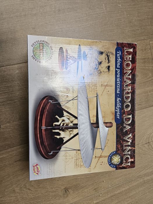 Turbina powietrzna helikopter Leonardo da Vinci zabawka edukacyjna