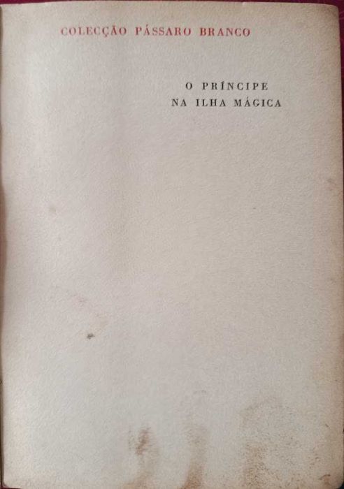 O Príncipe na Ilha Mágica, livro, C.S.Lewis, edição  portuguesa, 1961