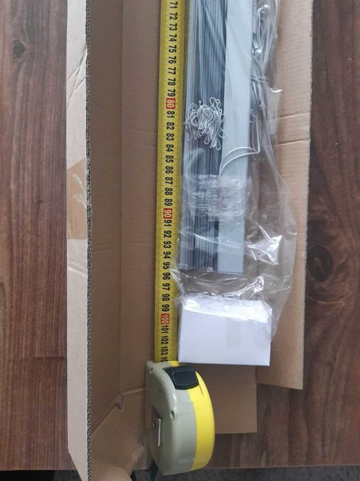 Żaluzje aluminiowe 95 x 160 srebrne nowe
