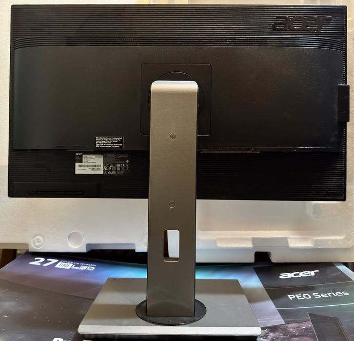 Monitor Acer ProDesigner PE270K 27" 4K IPS