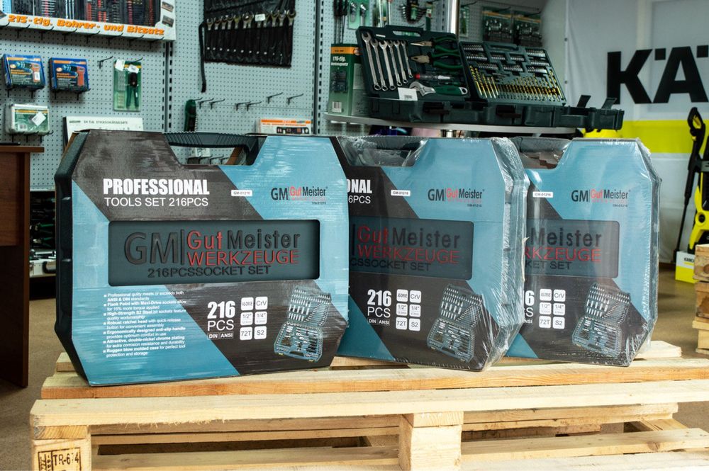 Набор инструментов Gut Meister 216 набір інструментів кючів головок