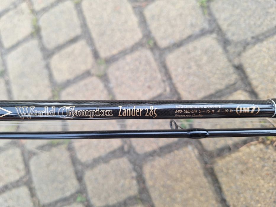 Wędka konger World Champion Zander 285. Kołowrotek Ryobi Arctic 2000