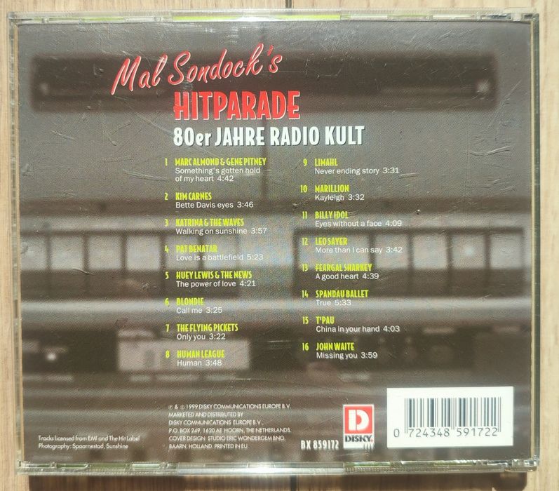 Mal Sondock's Hitparade - 80er Jahre Radio Kult CD 2