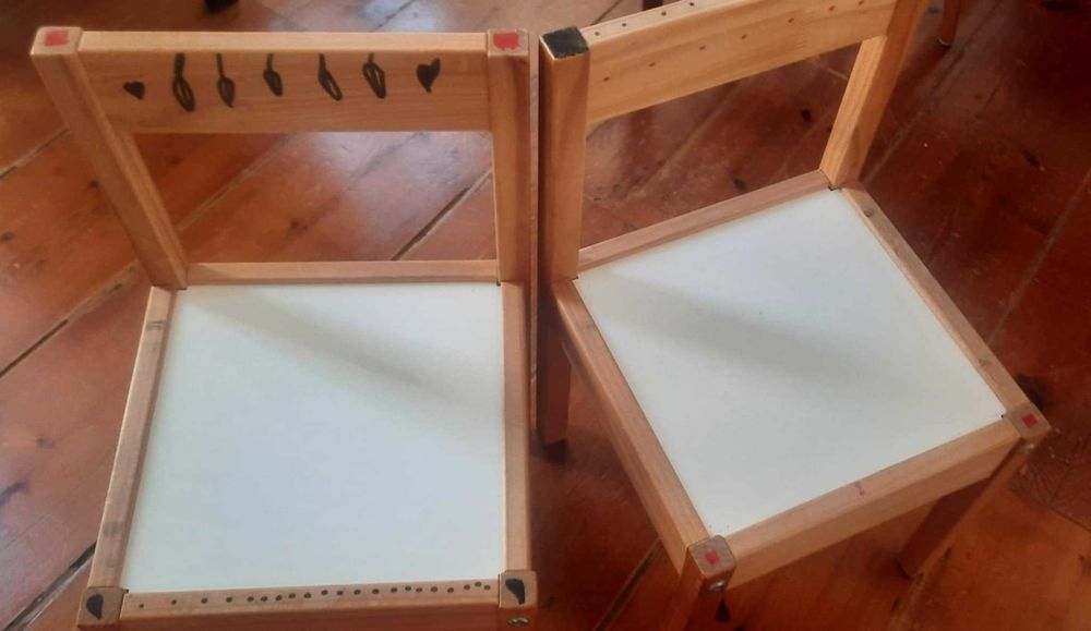 Par de cadeiras criança Ikea