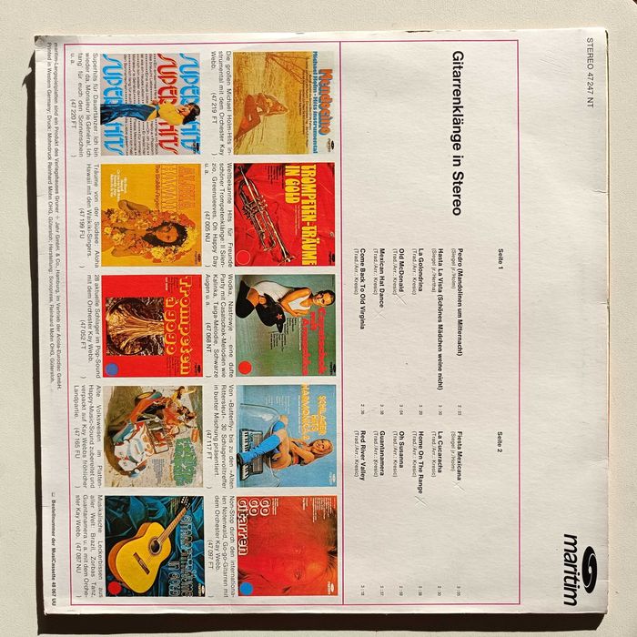 Disco Vinil "Gitarrenklänge in Stereo"