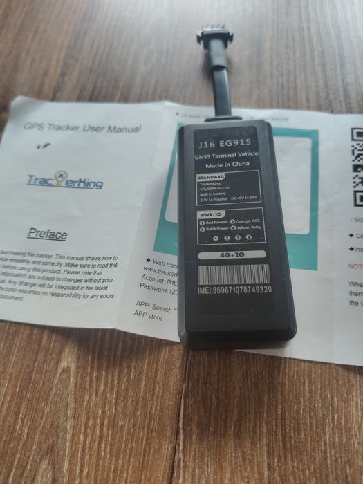 Lokalizator GPS model  J16  EG915 3 sztuki