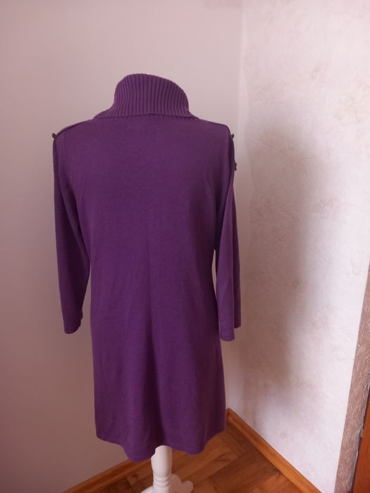 Fioletowy golf -tunika