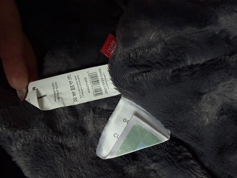 Szara narzuta home and you