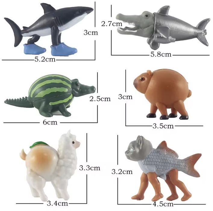 Набір фігурок Італійські меми Brainrot