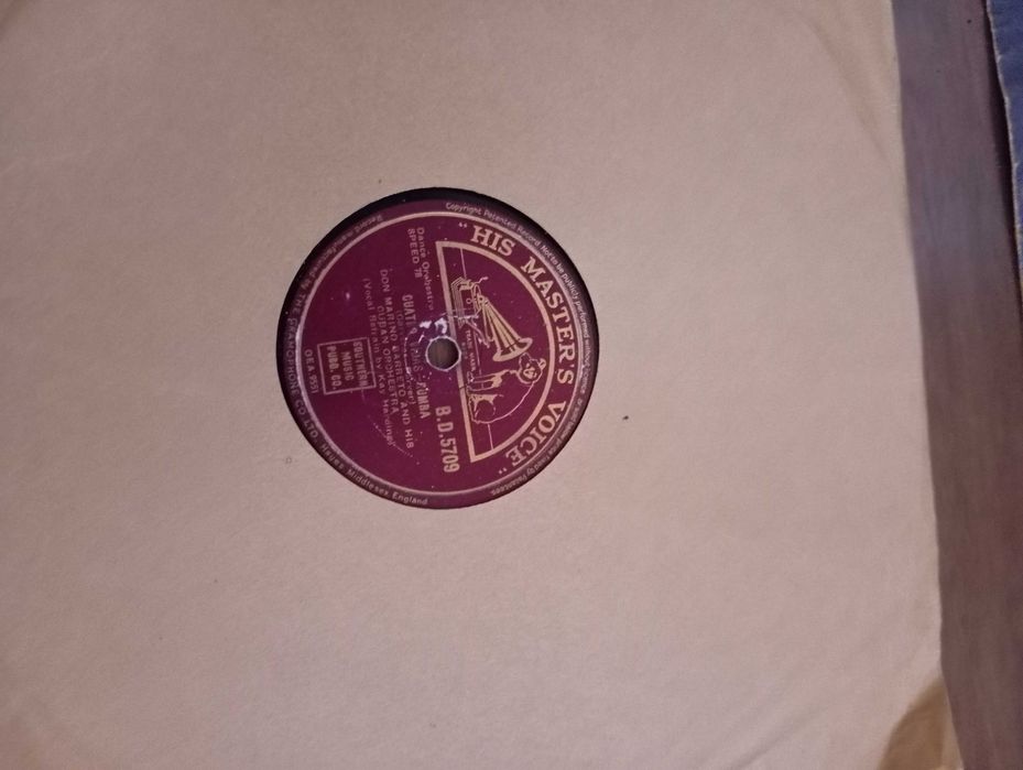 Vários discos de vinil antigos