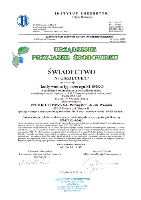 Kocioł Slimko 24kW - palnik KIPI -pellet  -DOSTEPNy cena z Dostawą