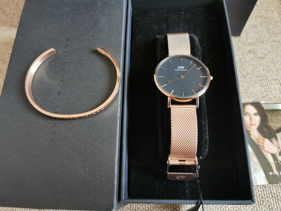 Daniel Wellington Petite Melrose 32mm Жіночий Годинник + Браслет
