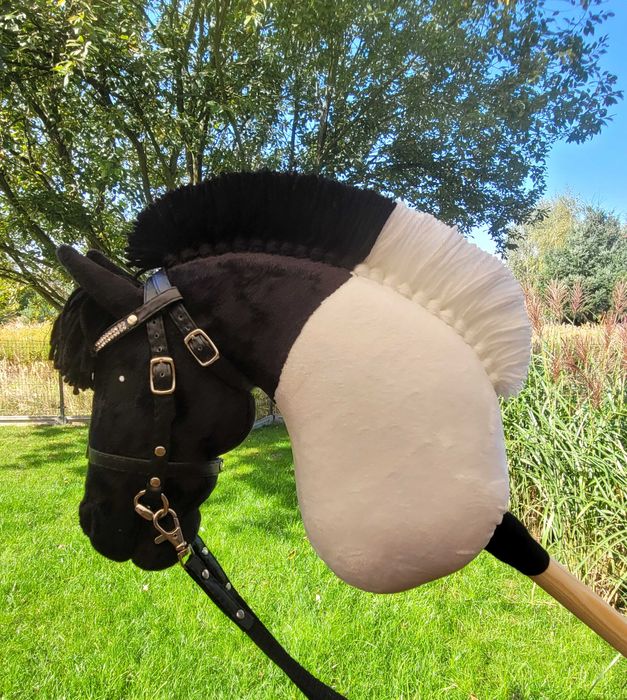 Konik Hobby Horse Fiord A4 ręcznie szyty z minky,zestaw z ogłowiem #24