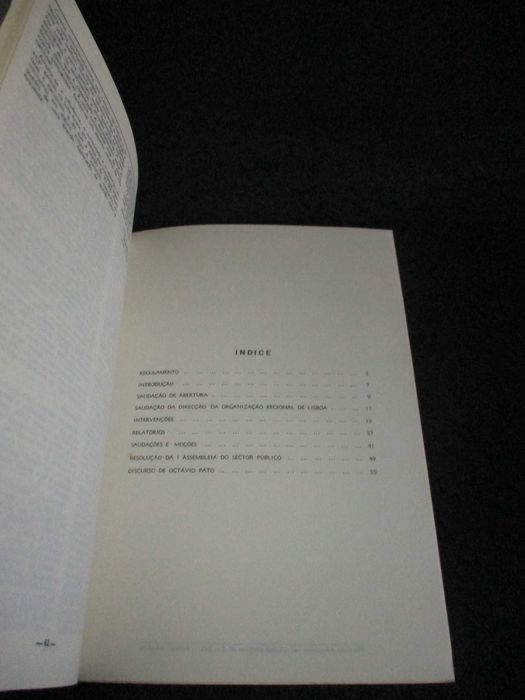 Livro 1ª Assembleia da Organização do Sector Público da ORL PCP