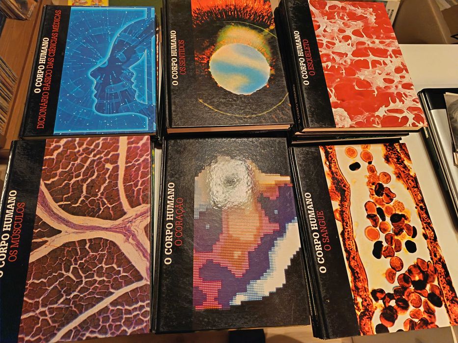 livros atlas universal e enciclopédia de saude