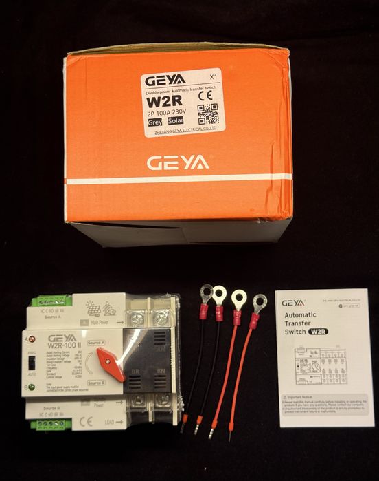 В наявності!!! АВР, автоматичний перемикач резерву GEYA EARU TOMZN
