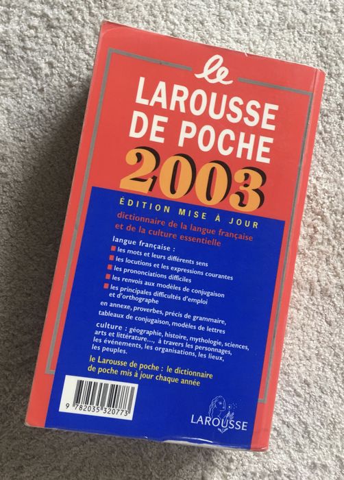 Dicionário francês Larousse de Poche