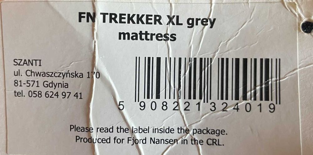 Materac dmuchany Fjord Nansen Trekker XL