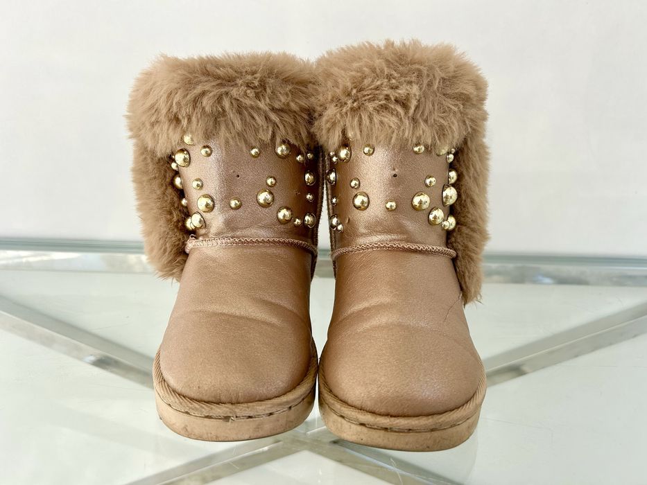 Ocieplane zimowe śniegowce kozaki mukluki r.25. ciepłe