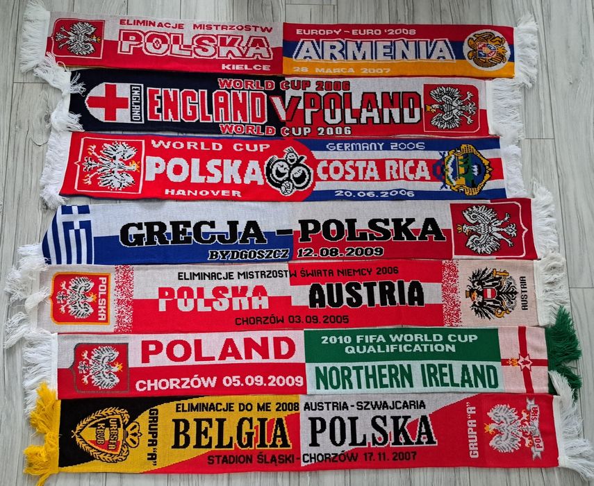 Szaliki Polska meczowe