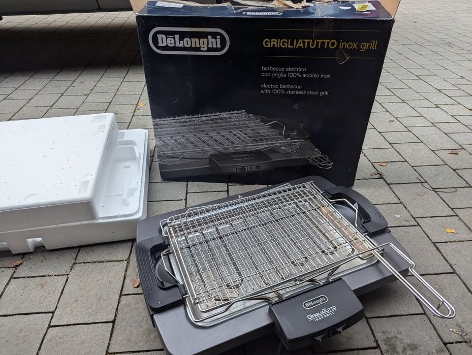 Grill elektryczny z rusztem De Longhi