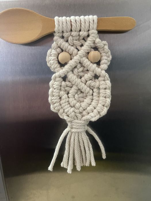 Iman Coruja em Macrame